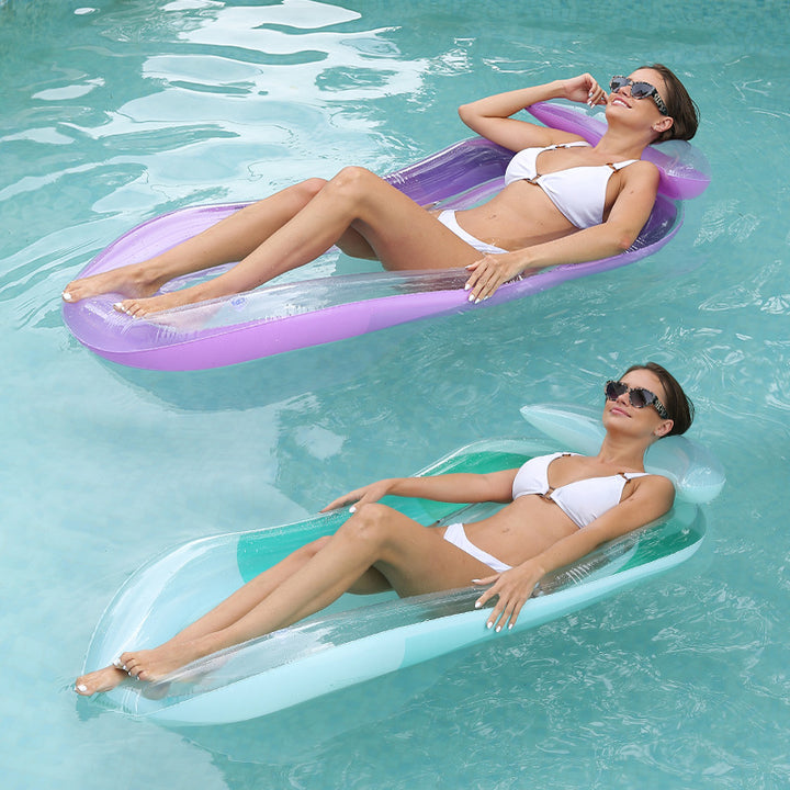 Women Inflatable Lounge Couch with Breathable Mesh Surface Bowlift