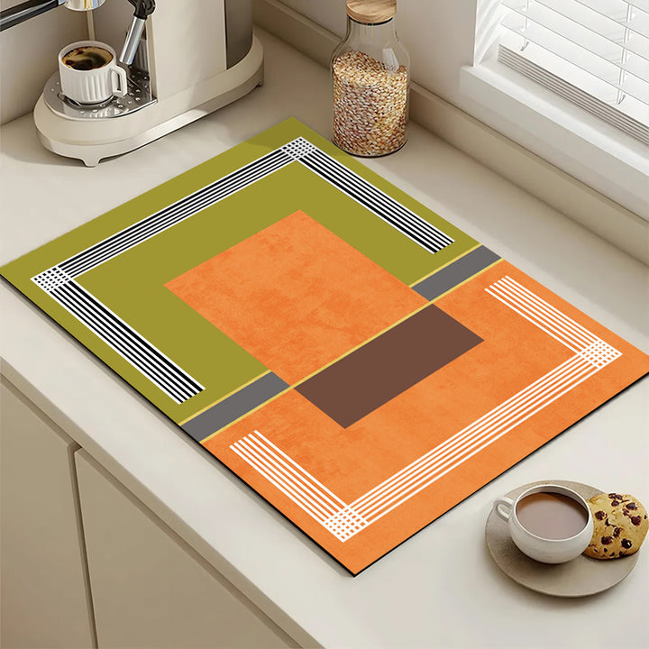 Playful Textured Kitchen Mat Bowlift