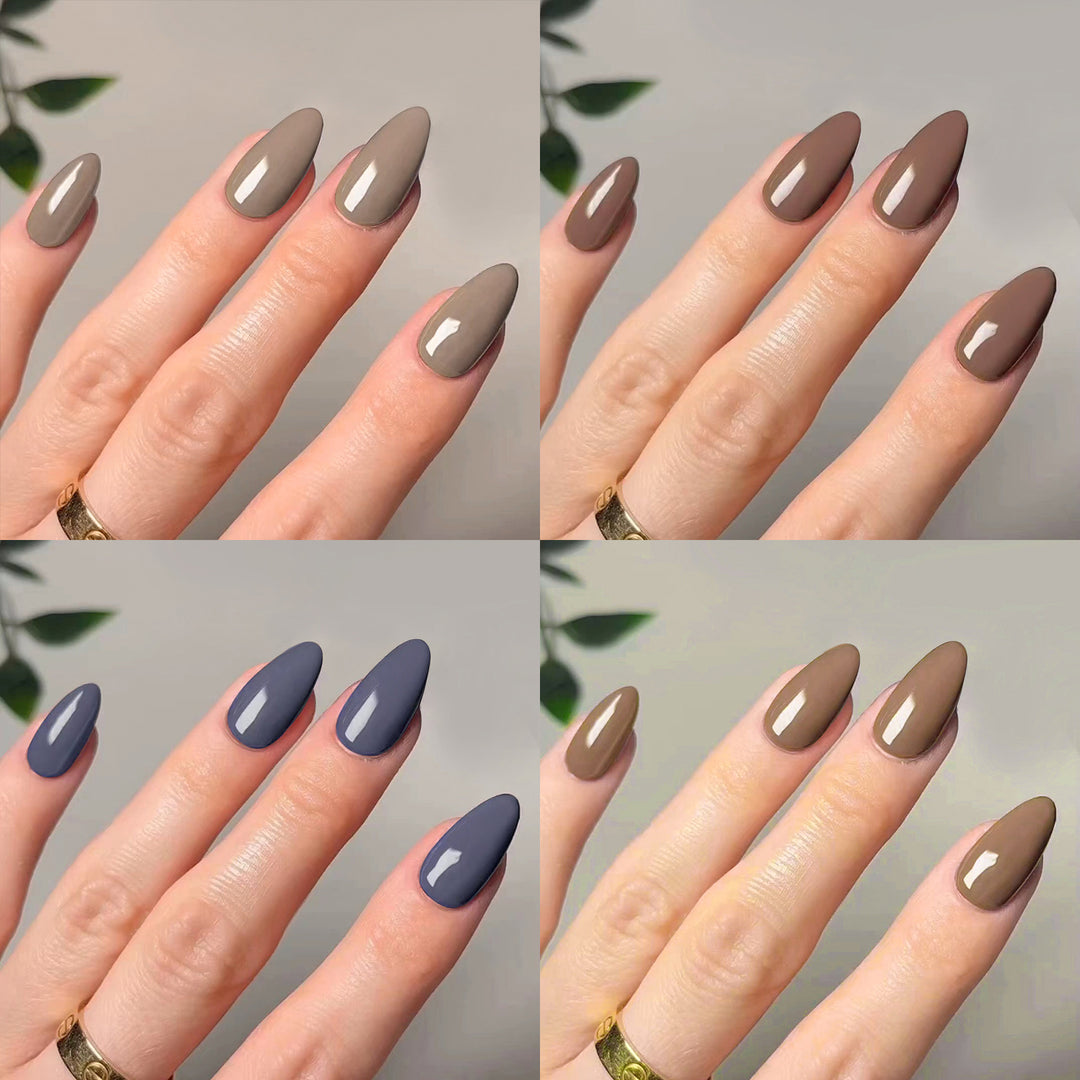 Artistic stiletto nails with elegant high-gloss finish Bowlift
