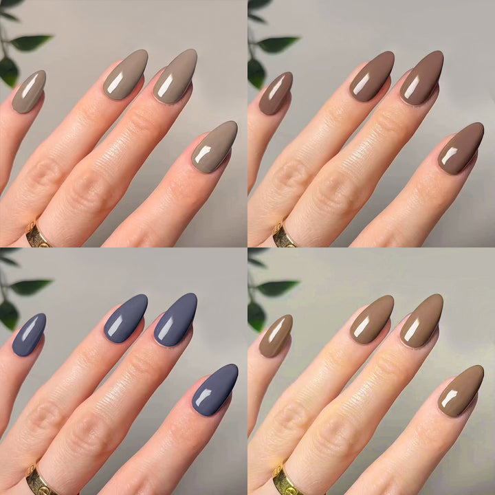 Artistic stiletto nails with elegant high-gloss finish Bowlift