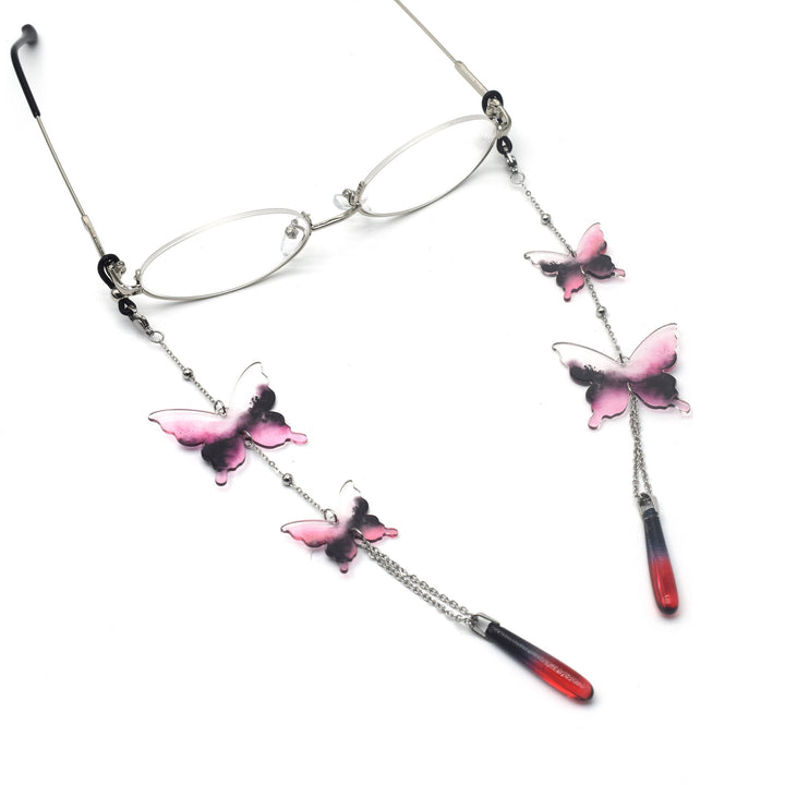 Artistic Butterfly Eyewear Chain Bowlift