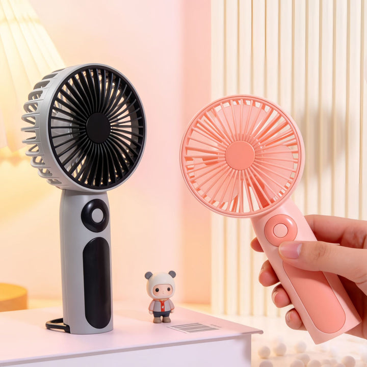 Women's Portable Hand Fan with USB Connection Bowlift