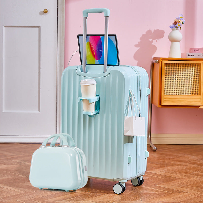 Smart Roller Luggage with Integrated USB Charging Port Bowlift