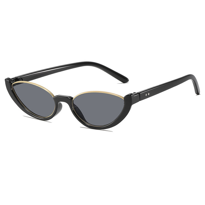 Retro-Inspired Clear Frame Cat Eye Sunglasses Bowlift