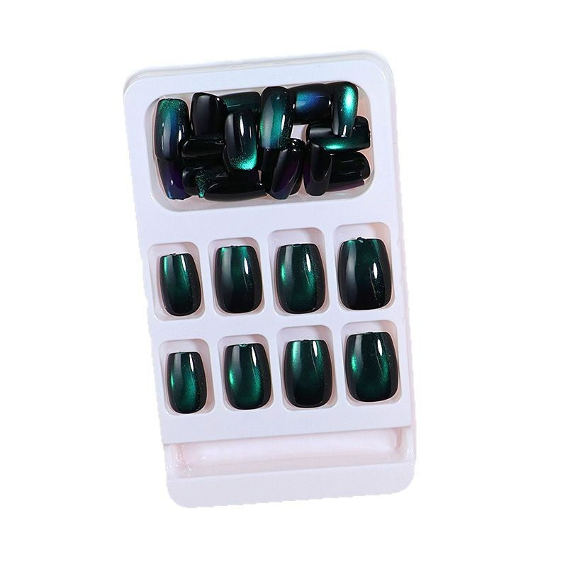 Stylish Iridescent Press-On Nail Set Bowlift