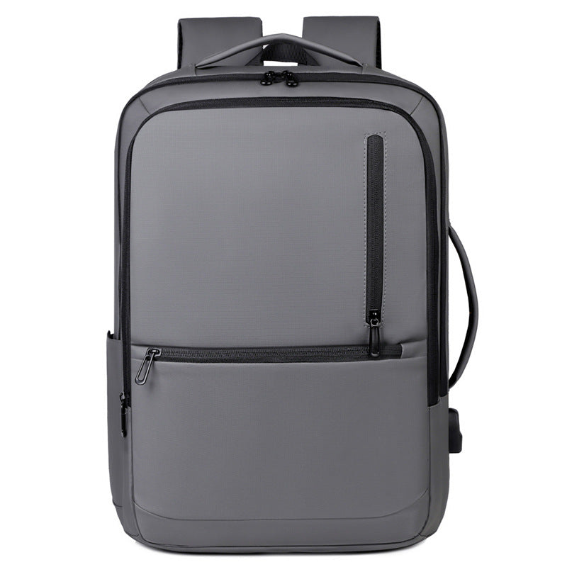 Elegant Business Backpack with Multiple Compartments and Ergonomic Back Bowlift