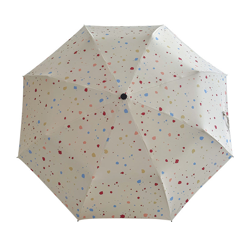 Women Rainbow Coated Umbrella Bowlift