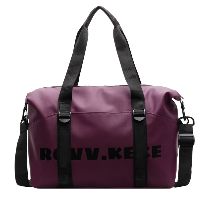 Sporty Multifunctional Duffel Bag With Adjustable Shoulder Strap Bowlift