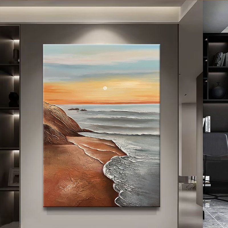 Coastal Seascape Canvas Artwork