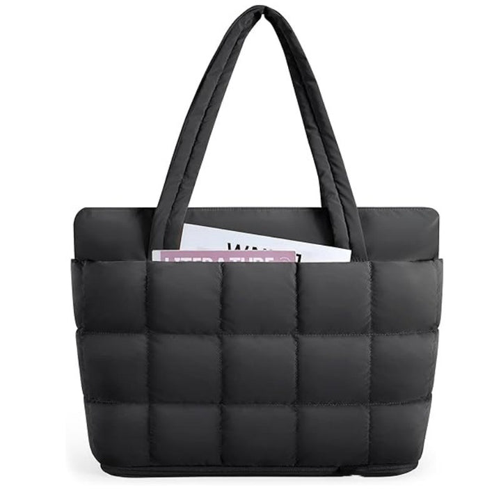 Quilted Oversized Tote Bag Bowlift