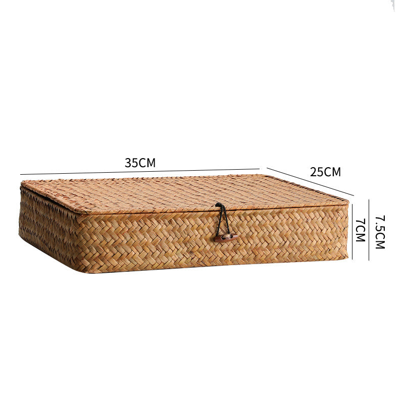 Handcrafted Natural Storage Box Bowlift