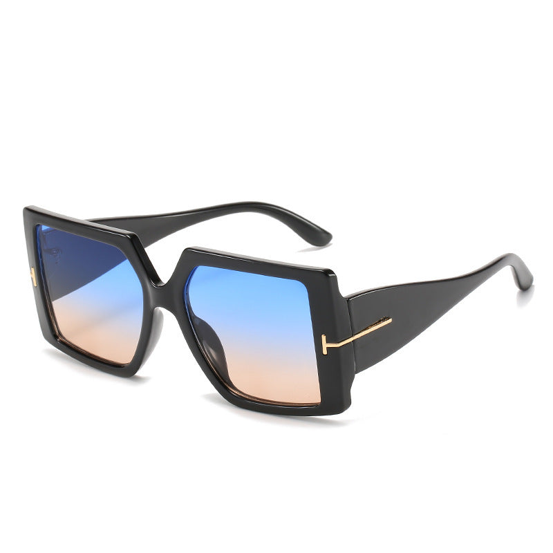 Oversized Geometric Shield Sunglasses Bowlift