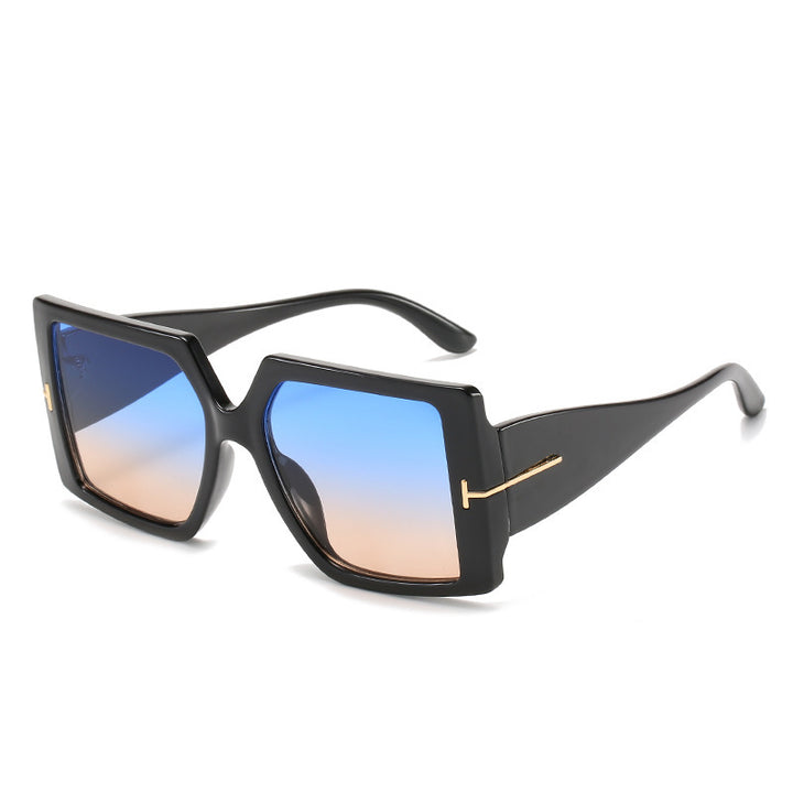 Oversized Geometric Shield Sunglasses Bowlift