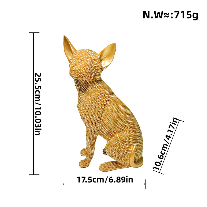 Decorative French Bulldog Sculpture Bowlift