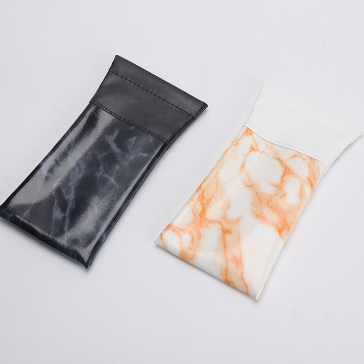 Stylish Marble-Patterned Eyewear Case Bowlift