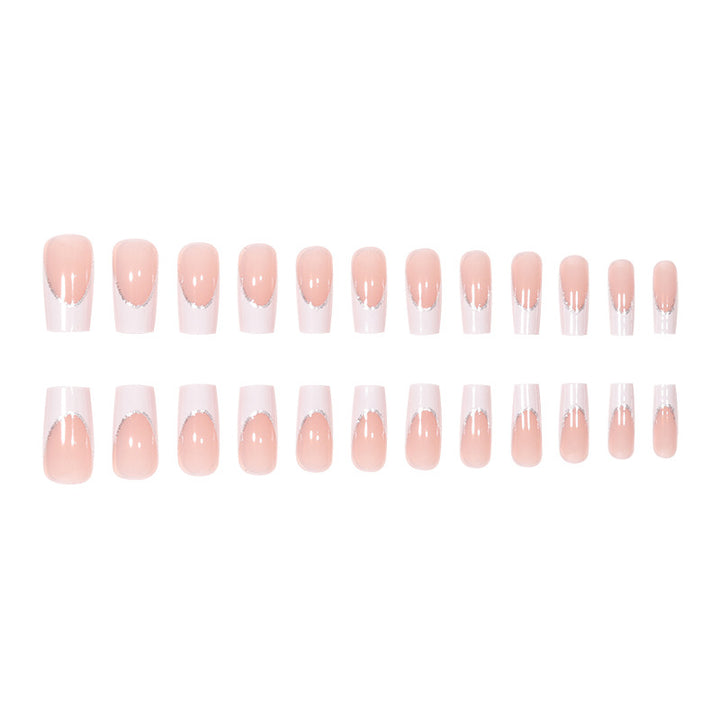 Elegant High-Gloss Press-On Nails Bowlift