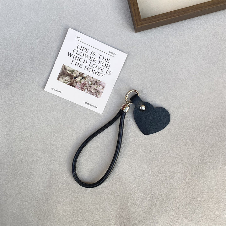 Leather Heart Keychain Bowlift