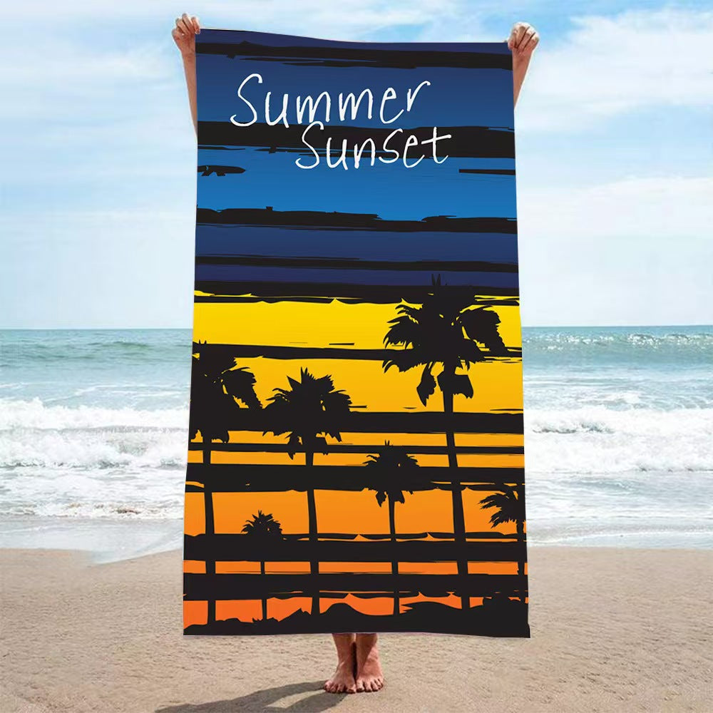 Women's beach towel with creative golf theme Bowlift