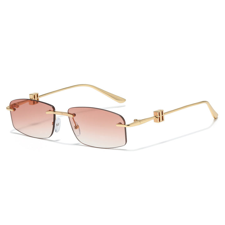 Avant-Garde Minimalist Rectangle Sunglasses Bowlift
