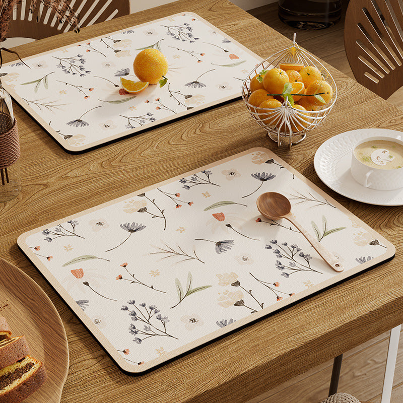 Decorative Vegetable-Themed Table Mat Bowlift