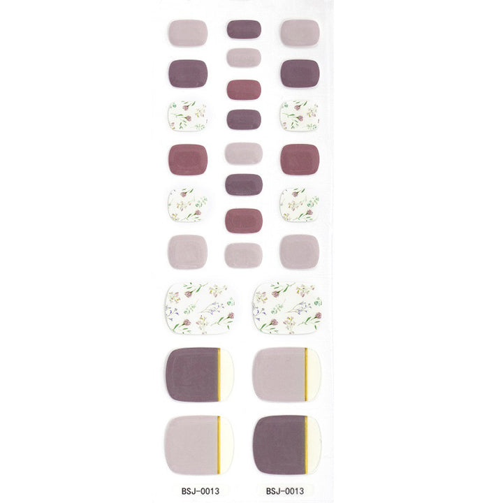 Premium Glittery Toe Nail Wraps