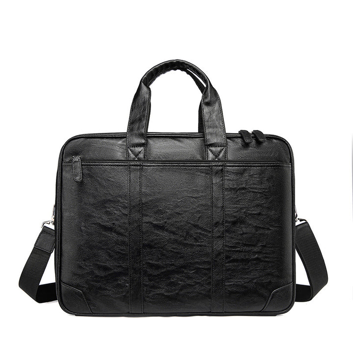 Professional Leather Briefcase Bowlift