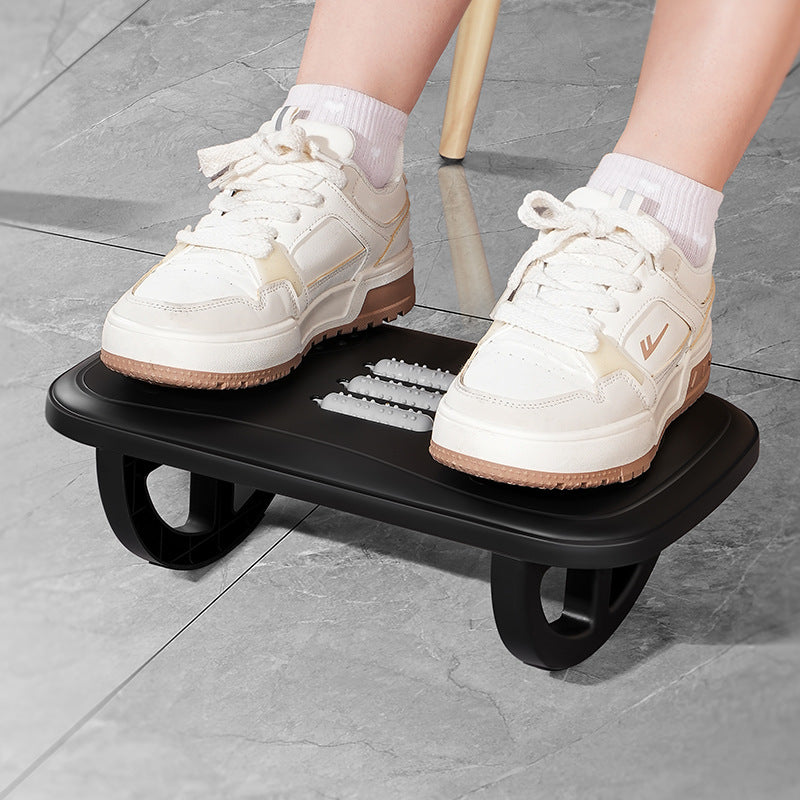 Ergonomic Under-Desk Footrest with Massage Rollers Bowlift
