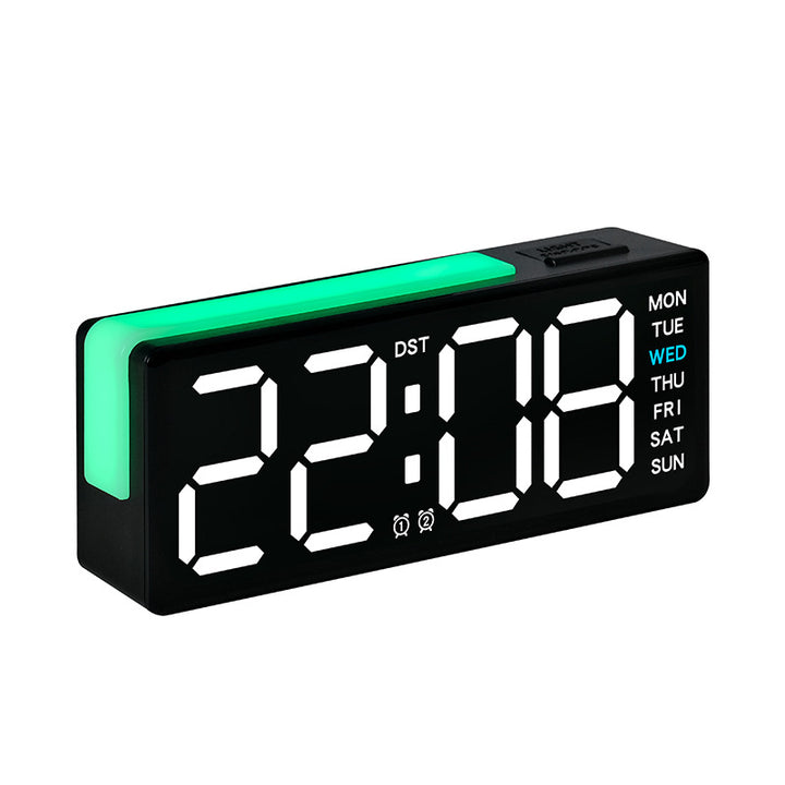 Digital Alarm Clock with Color Change Bowlift