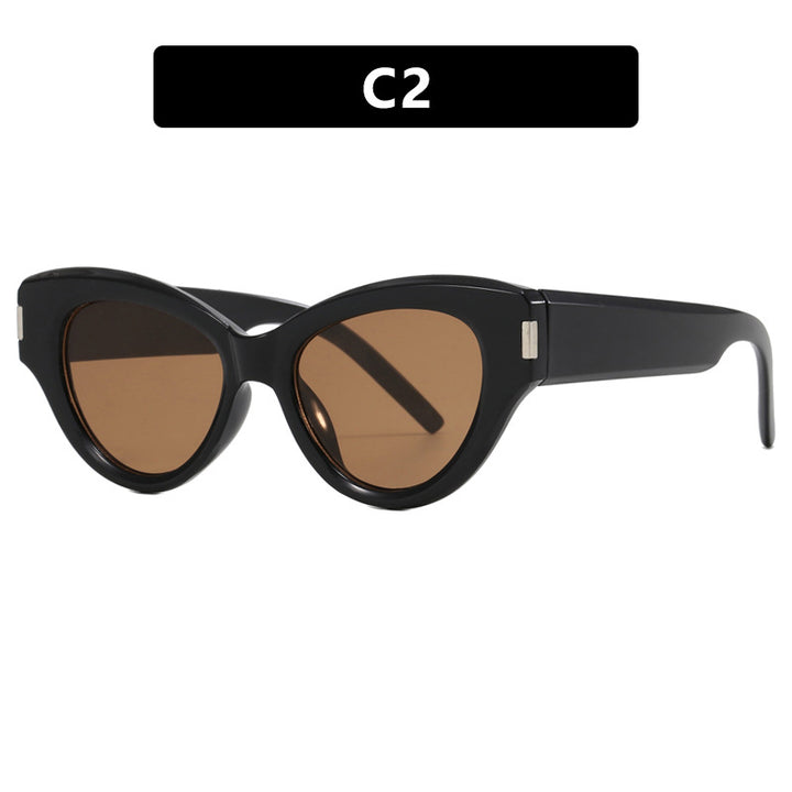 Ladies stylish Cat-Eye sunglasses with transparent frame Bowlift