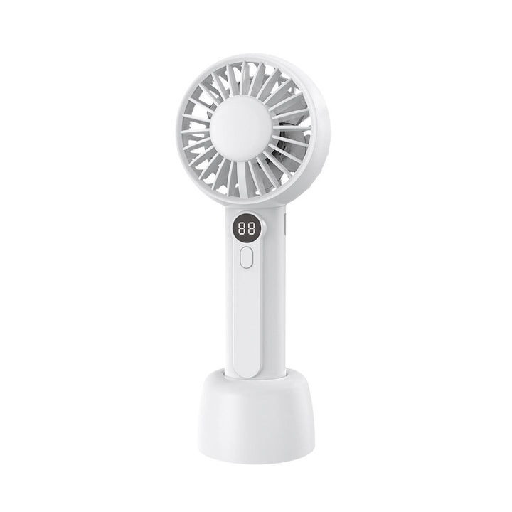 Unisex Handheld Digital Display Fan Bowlift