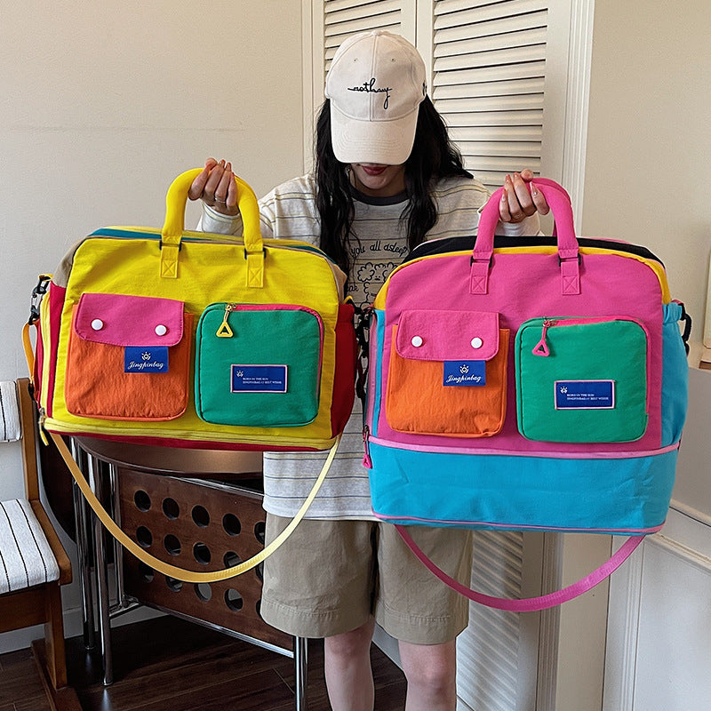 Multi-Compartment Travel Overnight Bag
