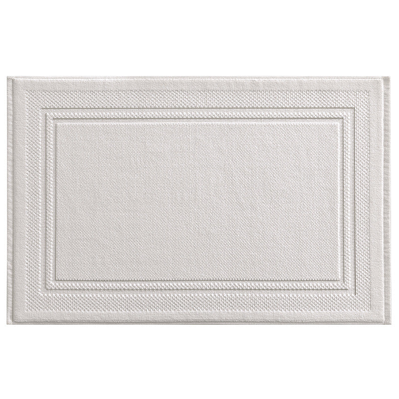 Plush Textured Bathroom Mat Bowlift
