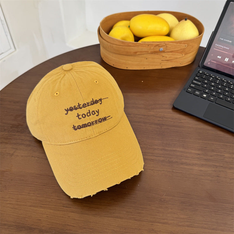 Women's Distressed Graphic Cap Bowlift