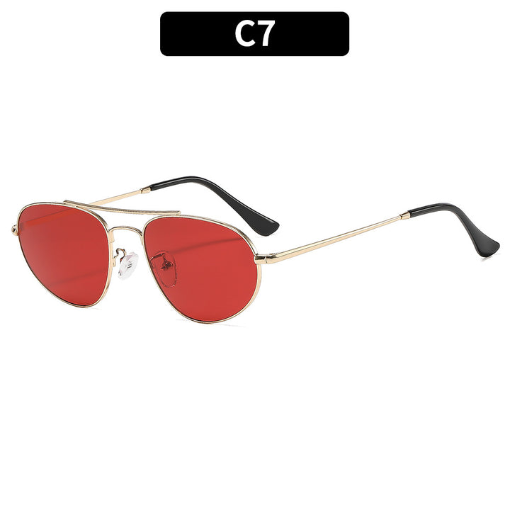 Elegant Metal Frame Glasses