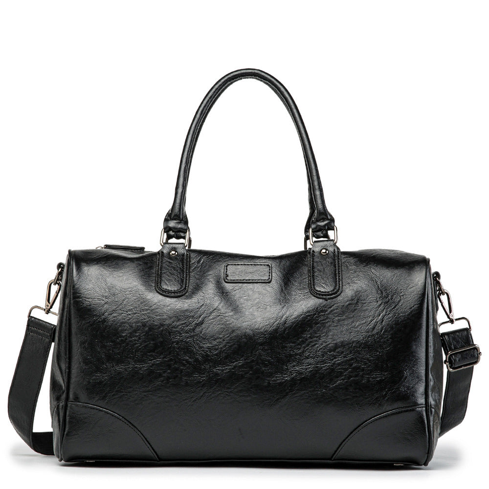 Stylish Travel Bag Made of High-Quality Synthetic Leather Bowlift