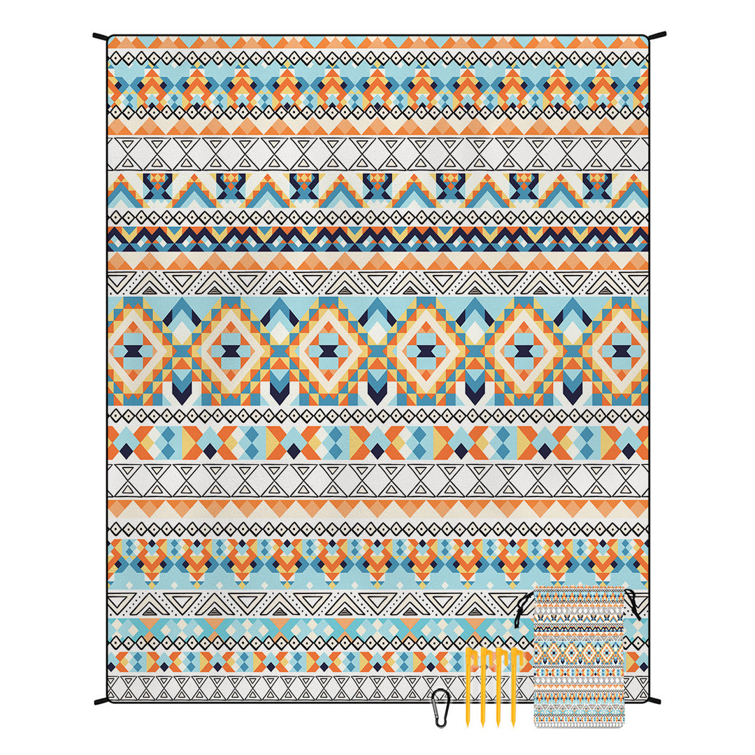 Geometric Print Tapestry Bowlift