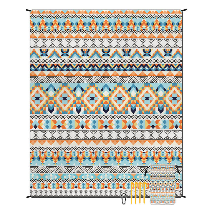 Geometric Print Tapestry Bowlift