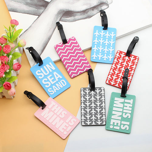 Unisex Luggage Tag with Personal Message Bowlift