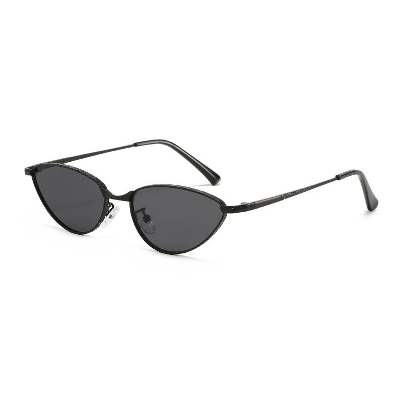 Ladies Cat-Eye Sunglasses with Rhinestone-Embellished Frame and Protective Lenses Bowlift