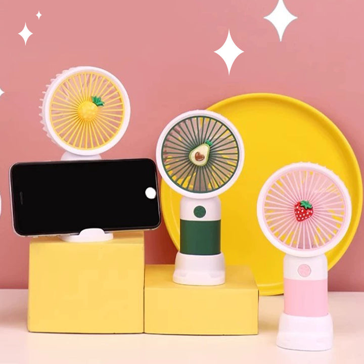 Ladies portable mini hand fan with dual USB charging function Bowlift