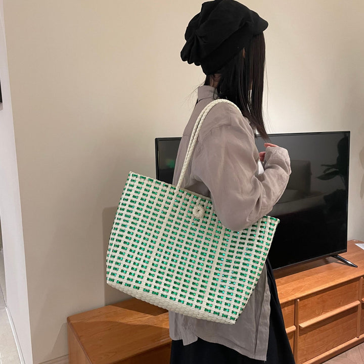 Handwoven shopping and beach bag Bowlift