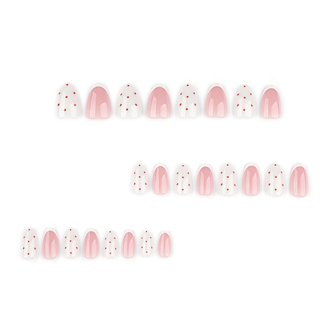 Elegant nail art with modern dots and French tips Bowlift