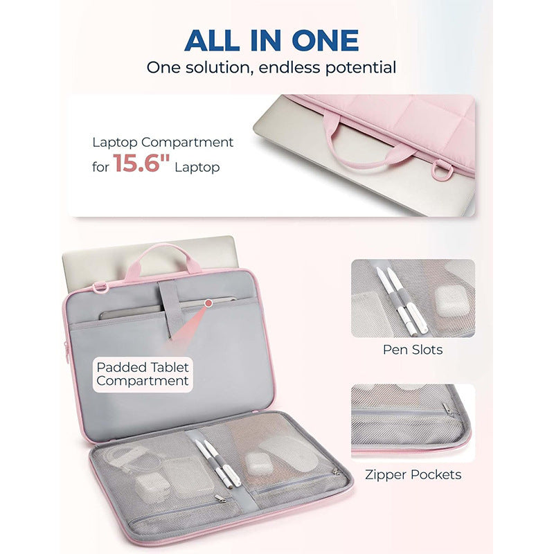 Stylish multifunctional laptop bag with detachable organizer Bowlift
