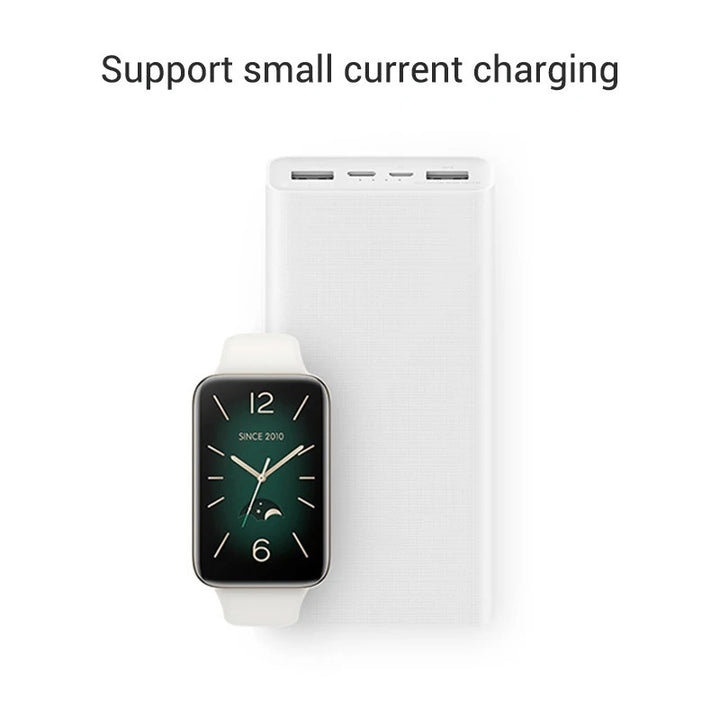 High-capacity twenty thousand mAh portable power bank with dual USB-A and USB-C fast charge ports Bowlift