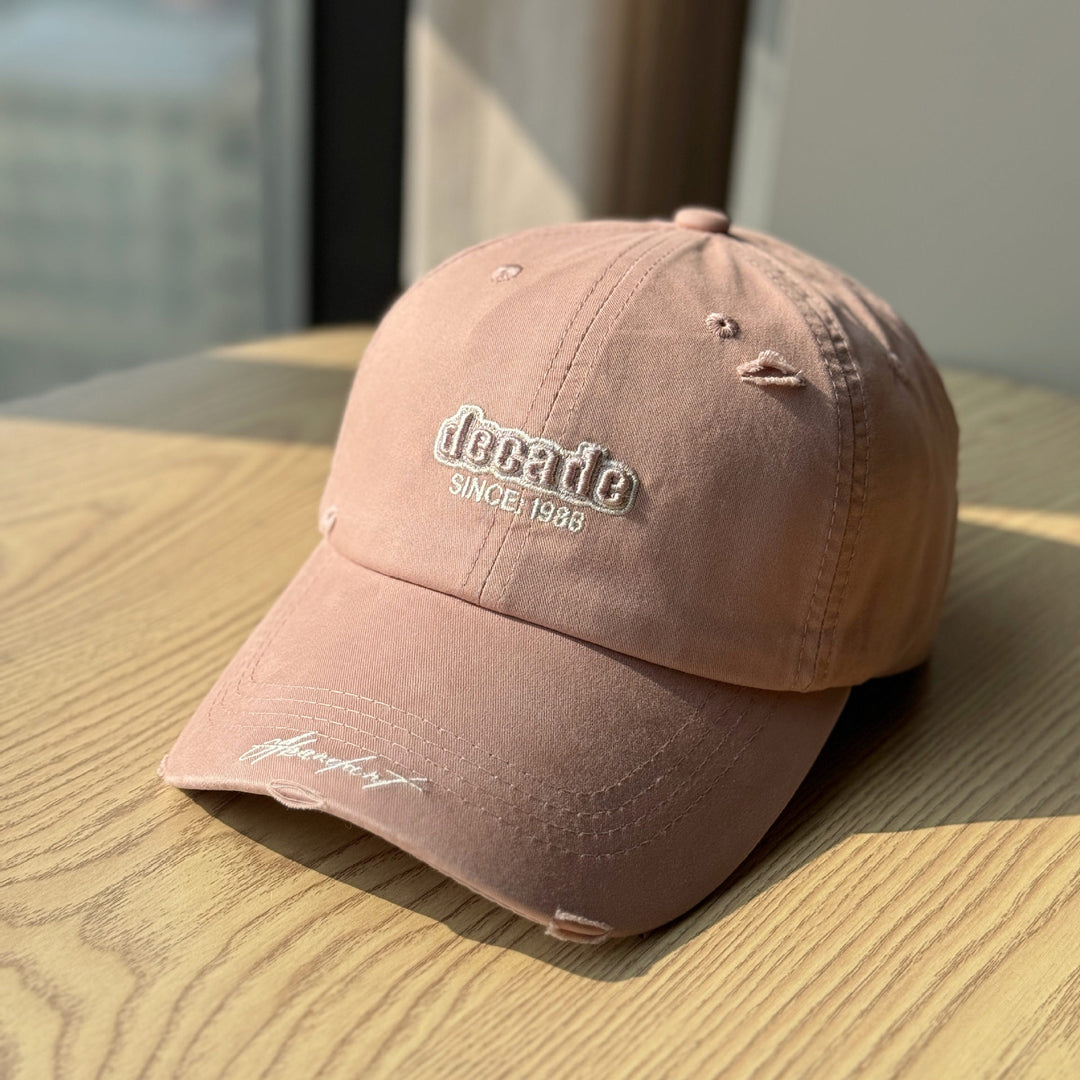 Vintage-Inspired Embroidered Baseball Cap