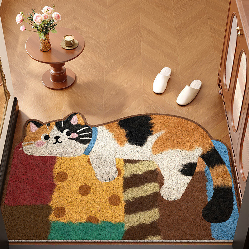 Cute Cat-Themed Indoor Area Rug