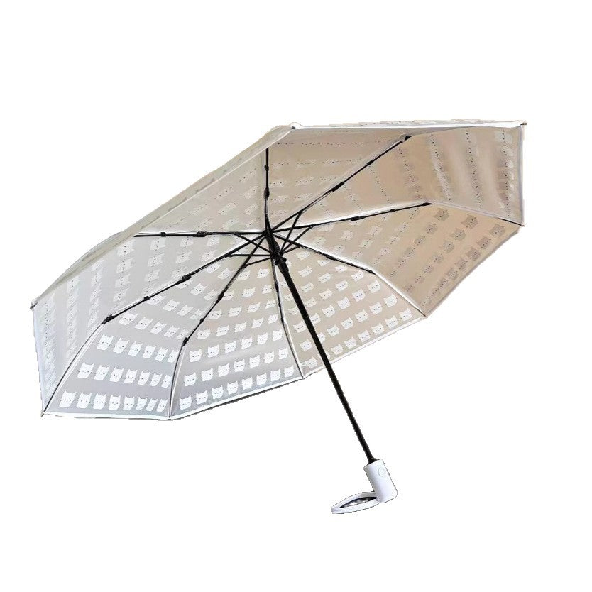 Women's Folding Umbrella with Wind Protection Technology Bowlift