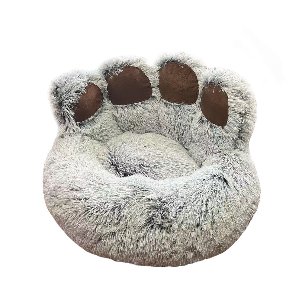 Cozy Paw-Shaped Dog Bed