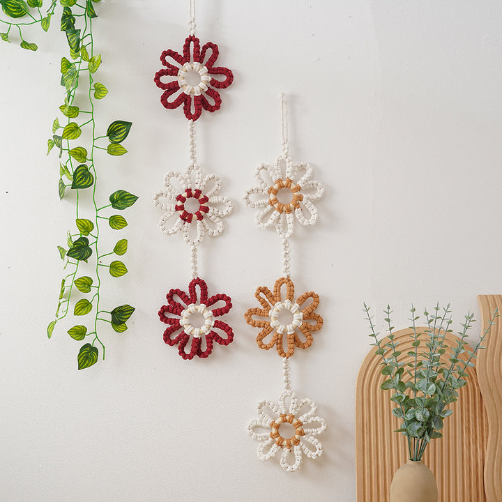 Decorative Macrame Flower Garland Bowlift