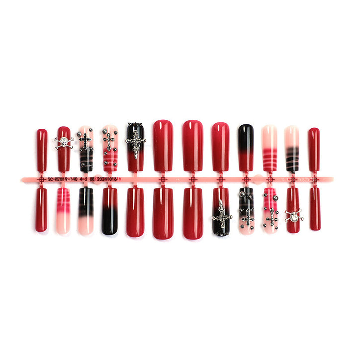 Creative Nail Art Set with Gothic Design Bowlift